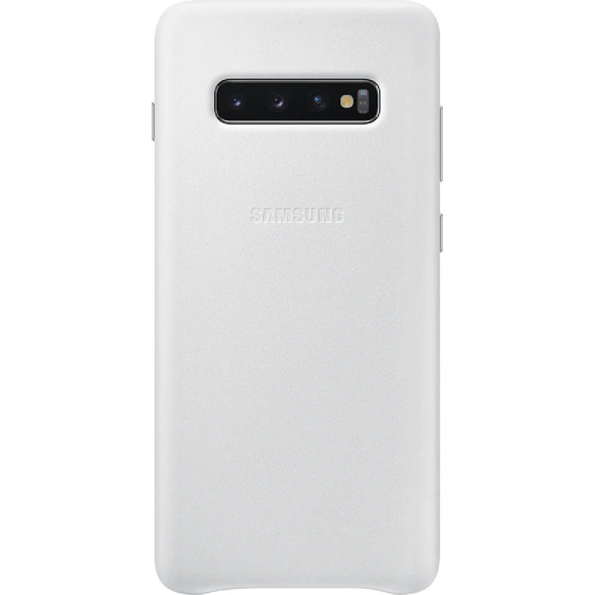 Samsung - Coque de protection - Galaxy S10+ - Cuir - Blanc - Image 2