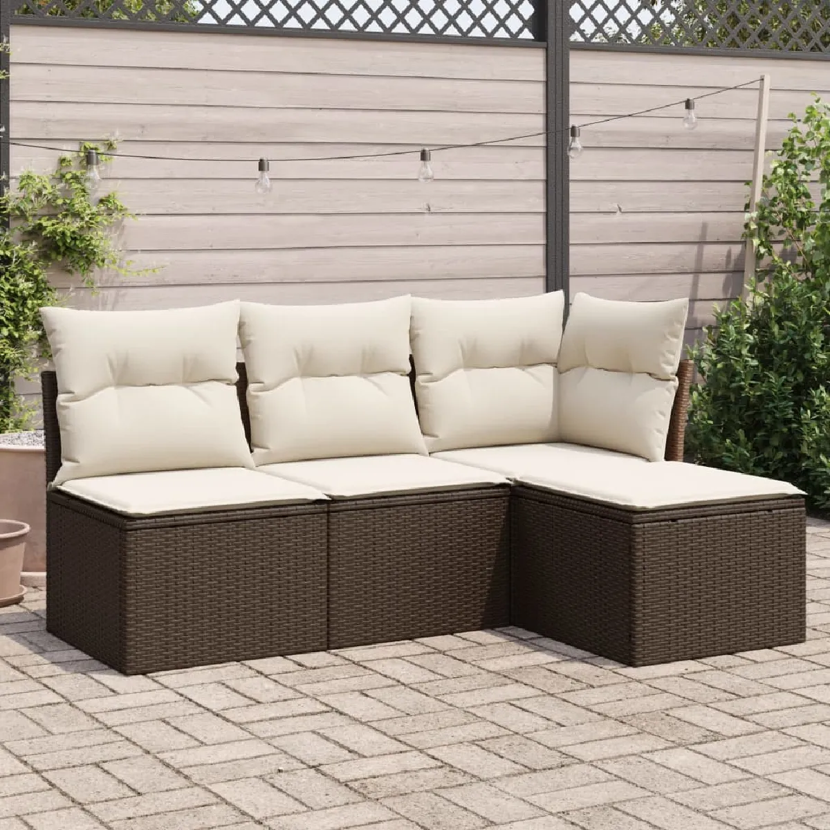 Salon de jardin 4 pcs - vue 2