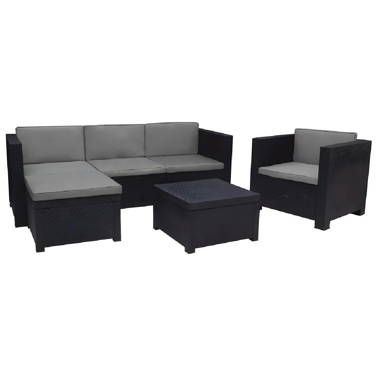 VENTE UNIQUE Salon de jardin MANHATTAN