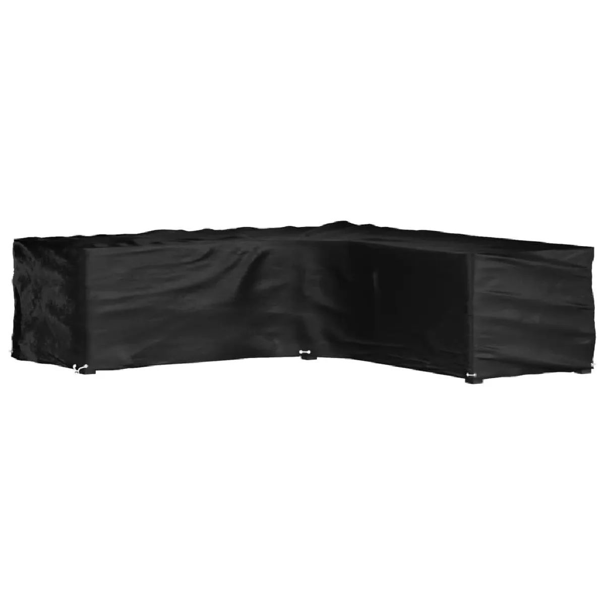 vidaXL Housse de Salon de Jardin L - Noir