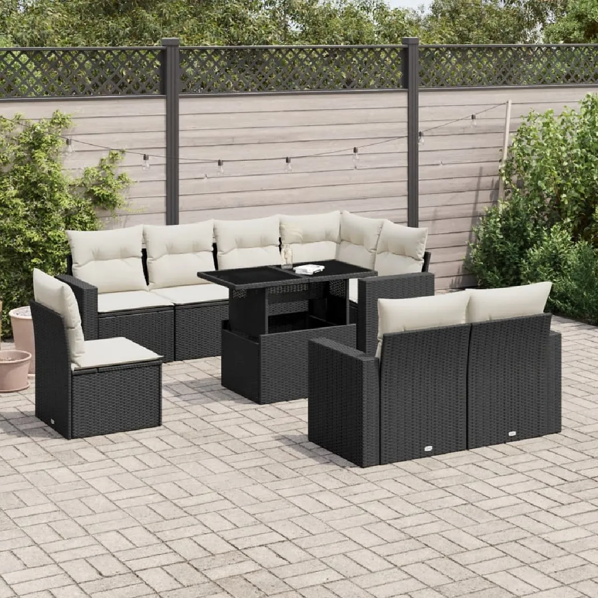 Salon de jardin 9 pcs - vue 8