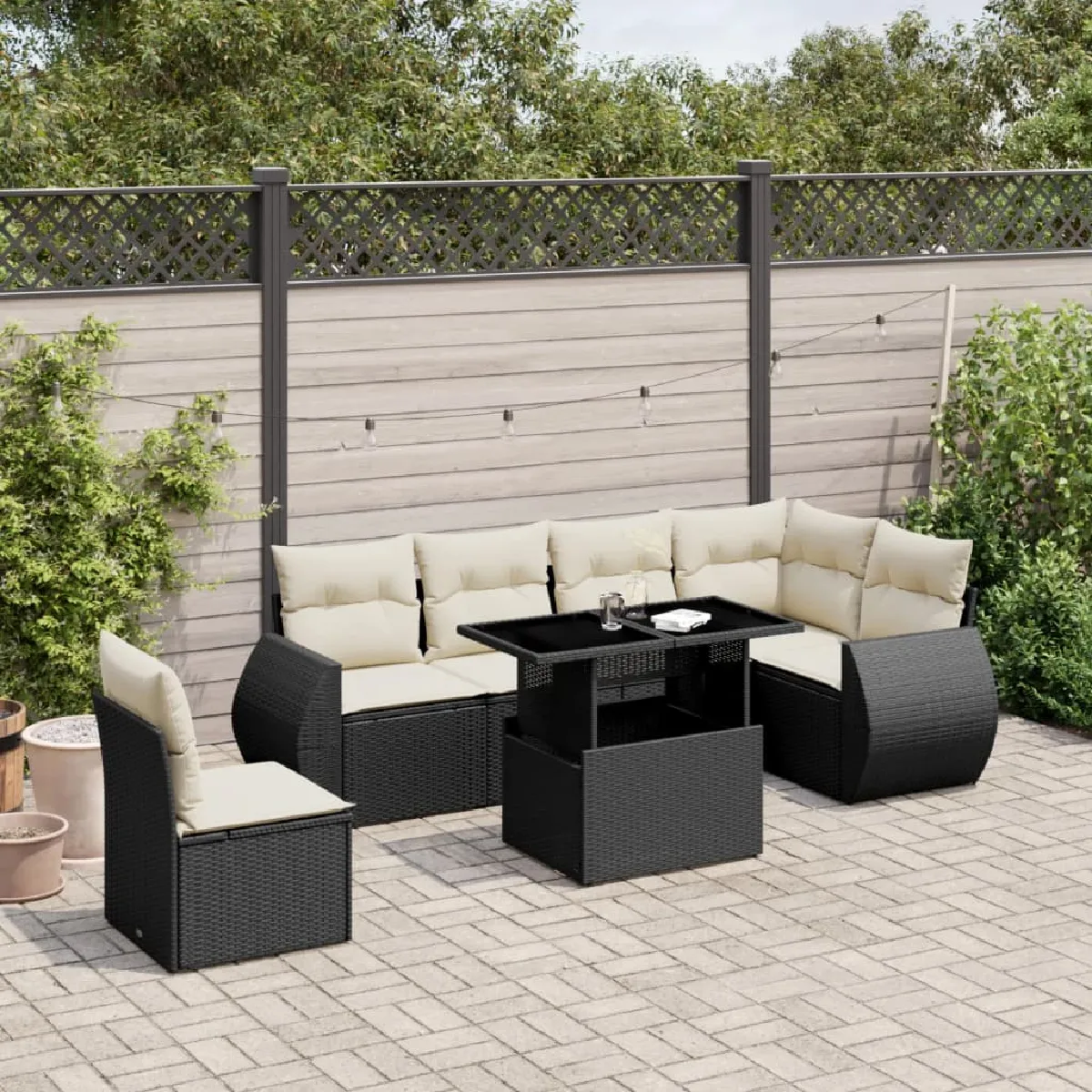 vidaXL Salon 7pcs avec Coussins - vue 3