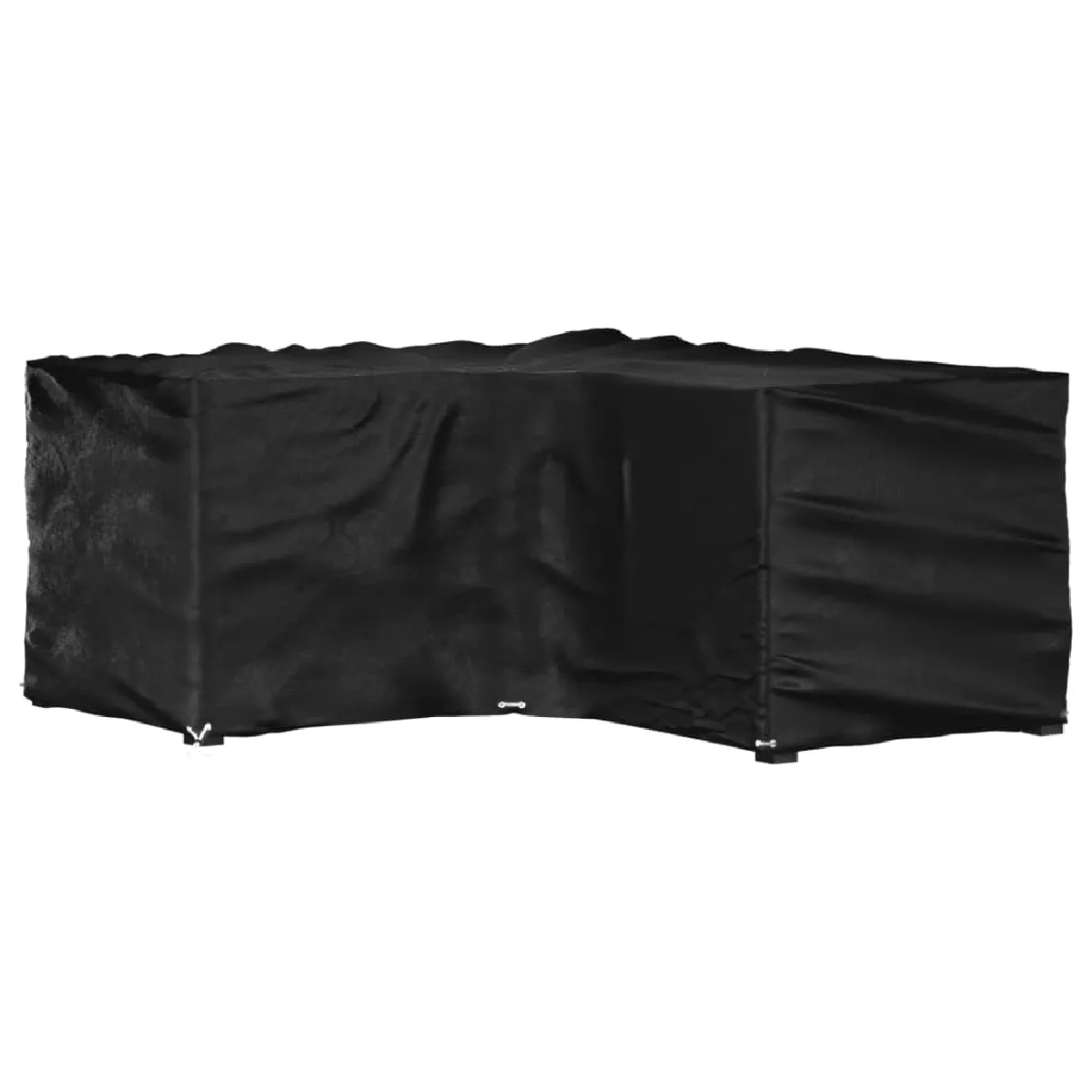 Vidaxl Housse de salon de jardin en forme de L 16 œillets 215x215x90cm 319316