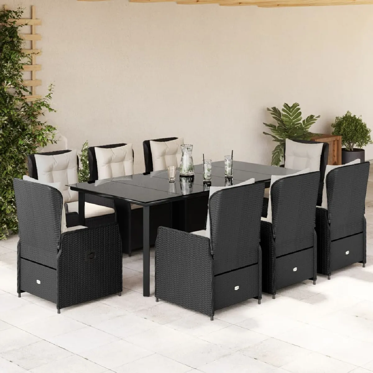 vidaXL Ensemble à manger de jardin - vue 9