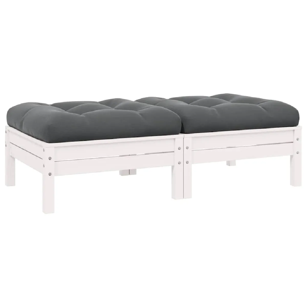 vidaXL Canapé 2 Places Jardin - vue 4