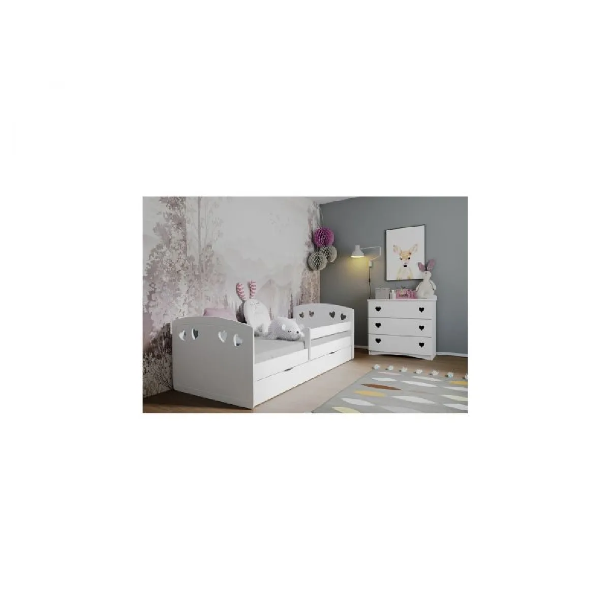 Lit Julie 140/80 Blanc