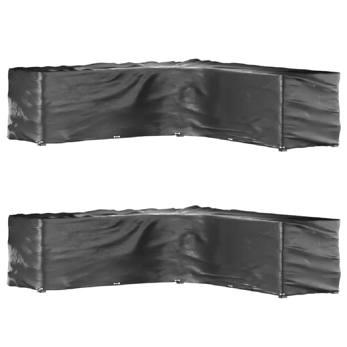 vidaXL Housses pour salon de jardin 2 pcs - vue 2