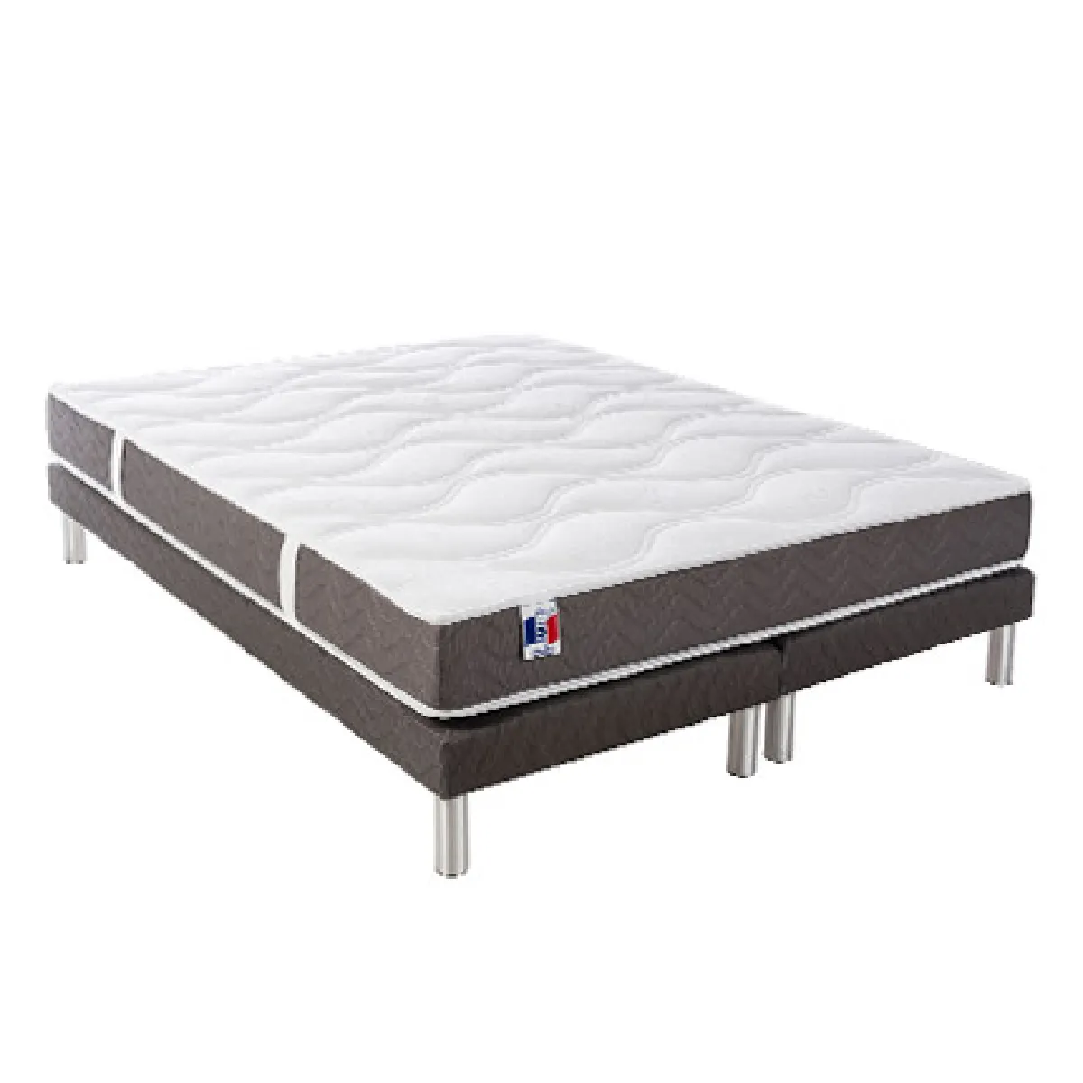 MES Matelas Ressorts 160x200 cm + Sommier