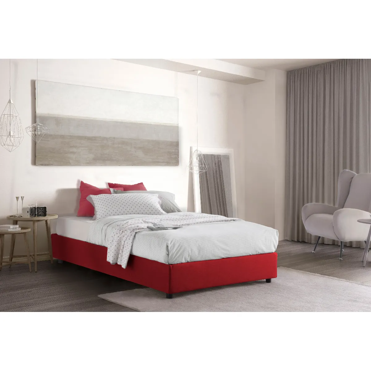 Talamo Italia Silvia - 120x200 cm - Rouge