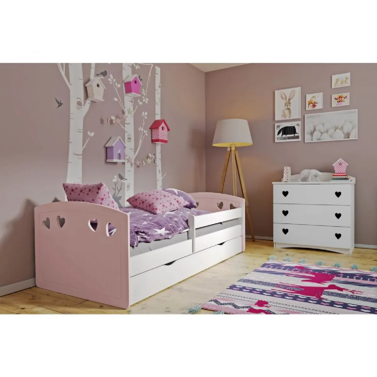 Lit Julie 140/80 - Gris
