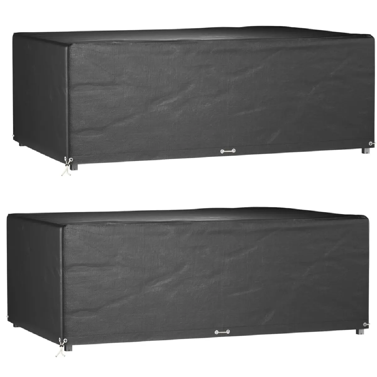 vidaXL Housses de salon de jardin 2 pcs