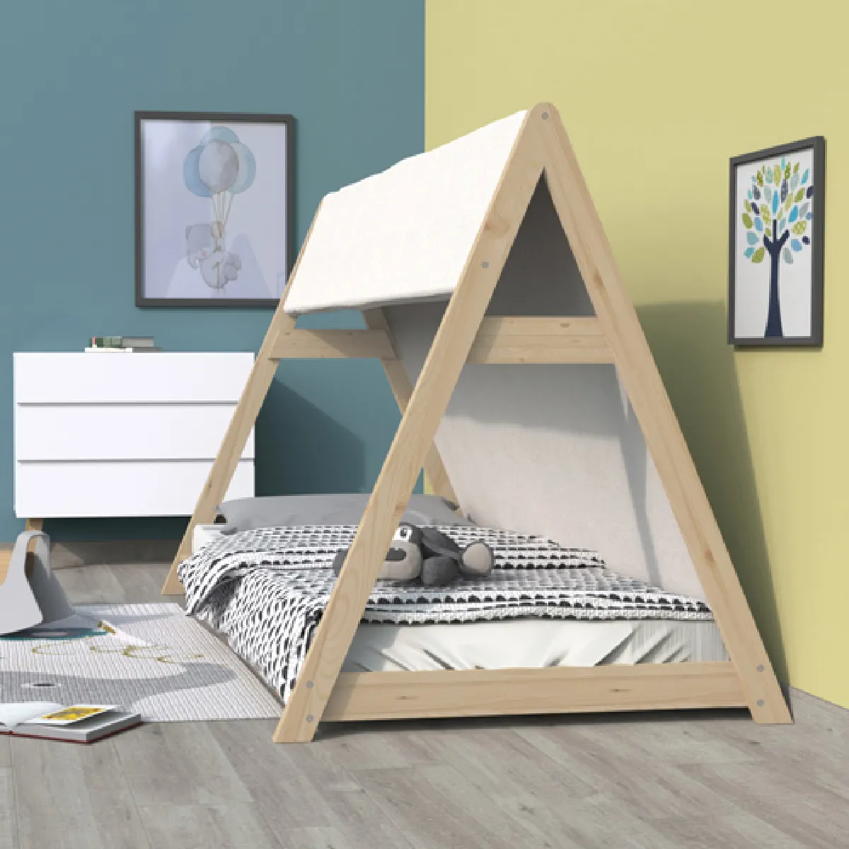 Lit cabane TIPI 90x200