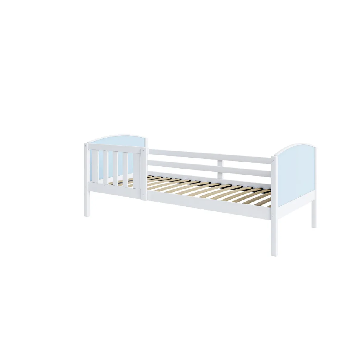 Lit Enfant Tom 90x190 Blanc - bleu