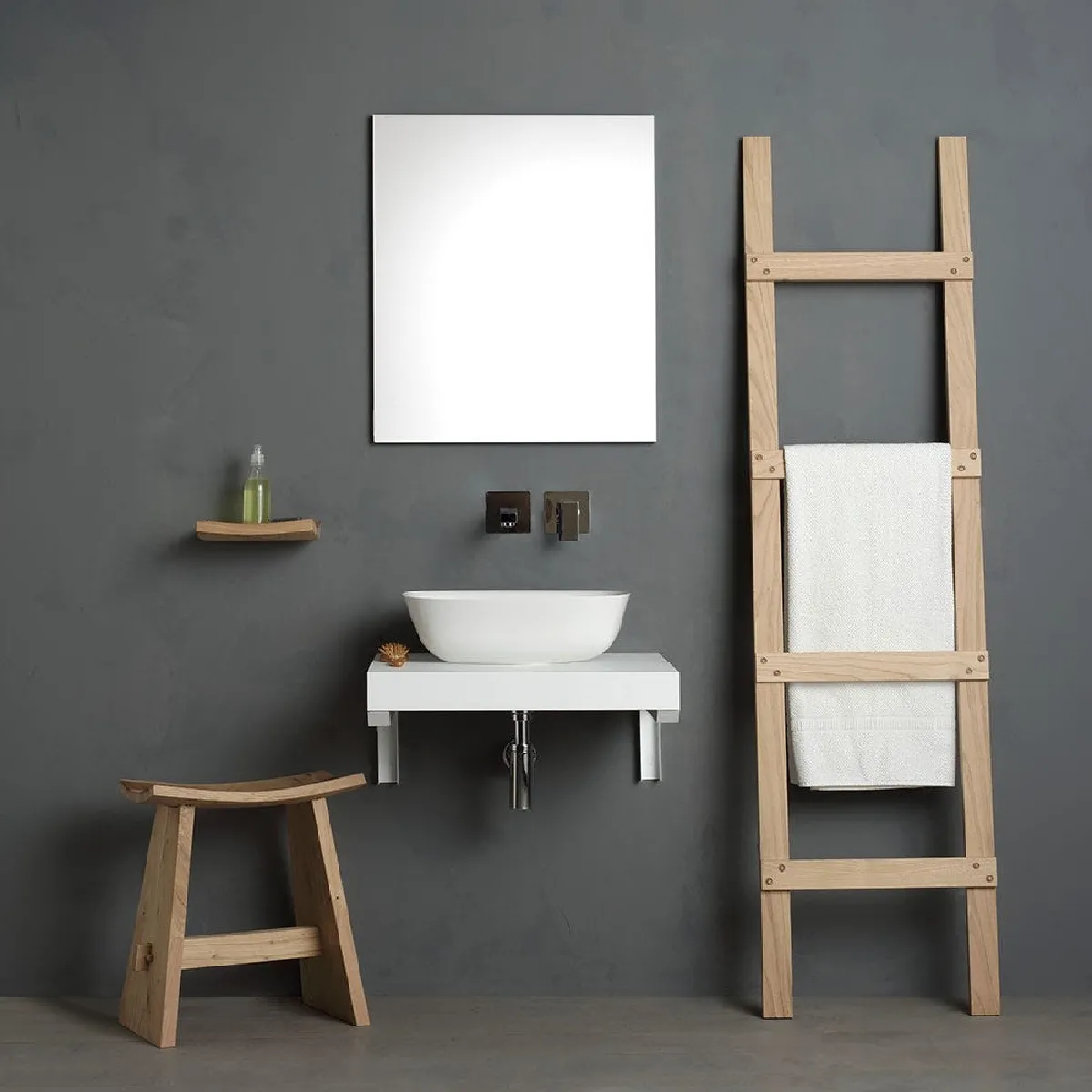 Kiamami Valentina Blanc Armoire De Toilette