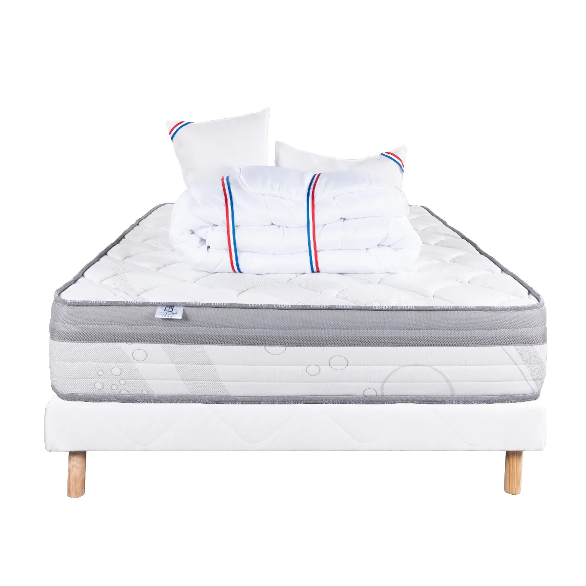 Relaxation 140x190 + Sommier Blanc