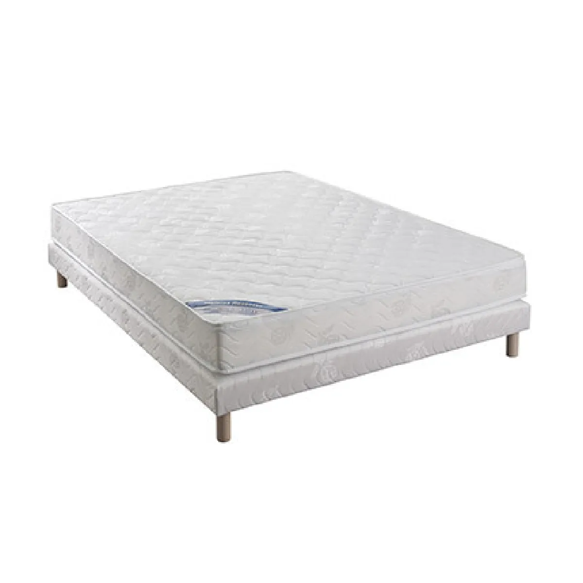 MES Ensemble Matelas 18cm + sommier 140x190cm