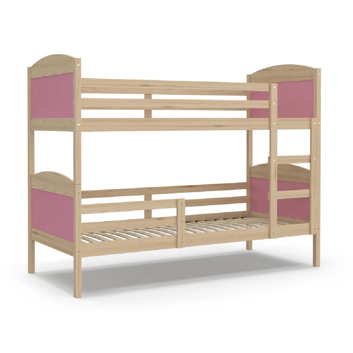Lit Superposé Mati 90x190 Pin - rose