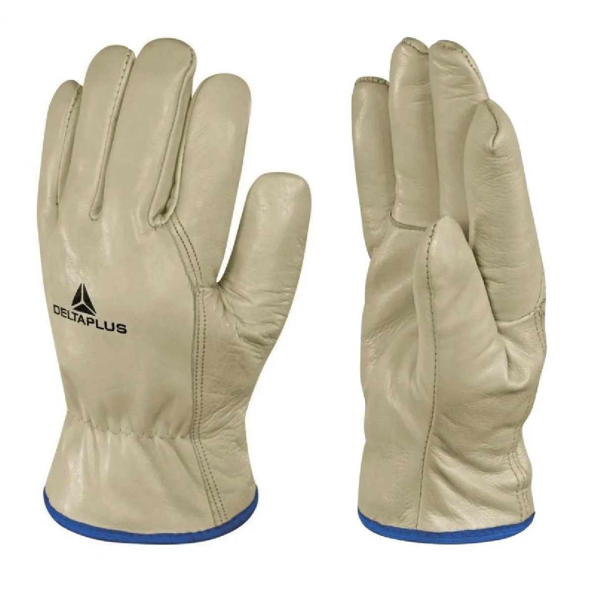 Delta Plus Gants De Travail En Cuir Doublé - T9