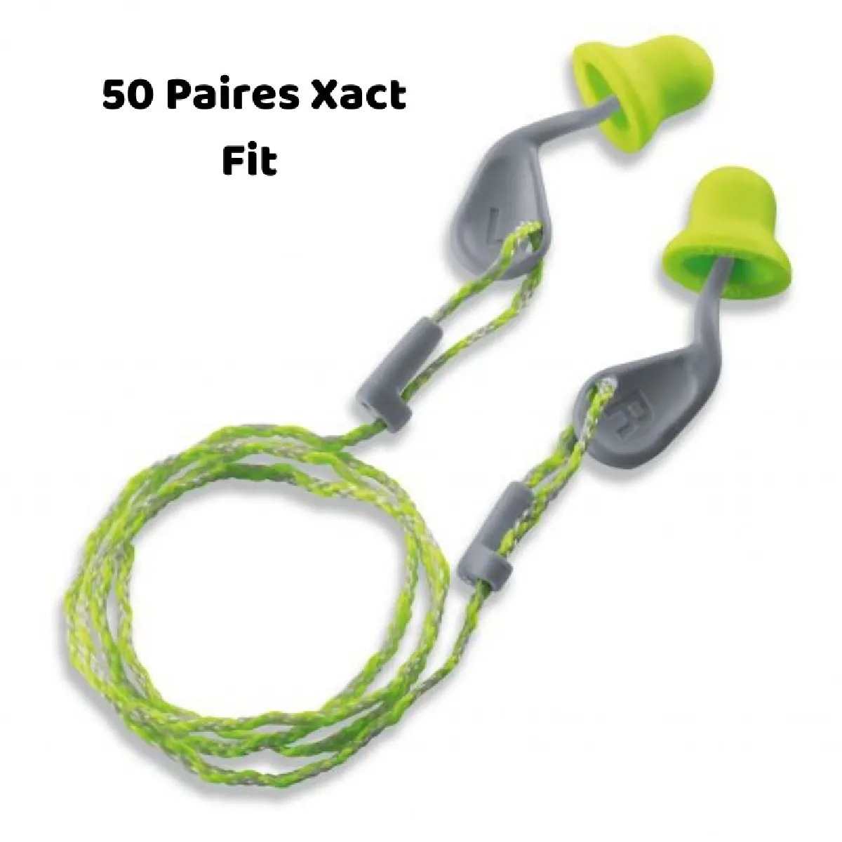 UVEX  Bouchons d'Oreille Xact-fit - Cordon 50 Paires