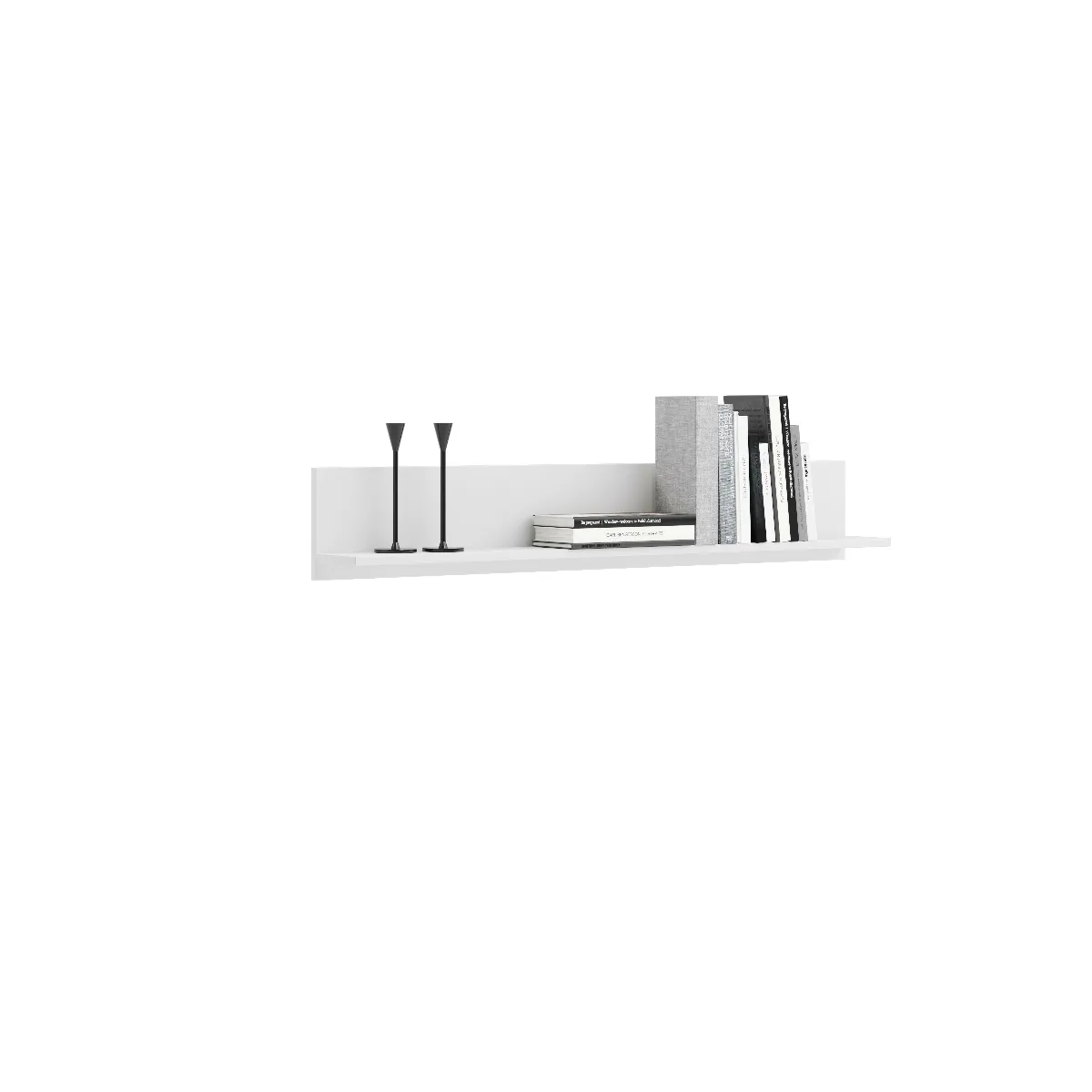 Ht meubles Étagère murale industrielle - Blanc Ht meubles Étagère murale industrielle - Blanc