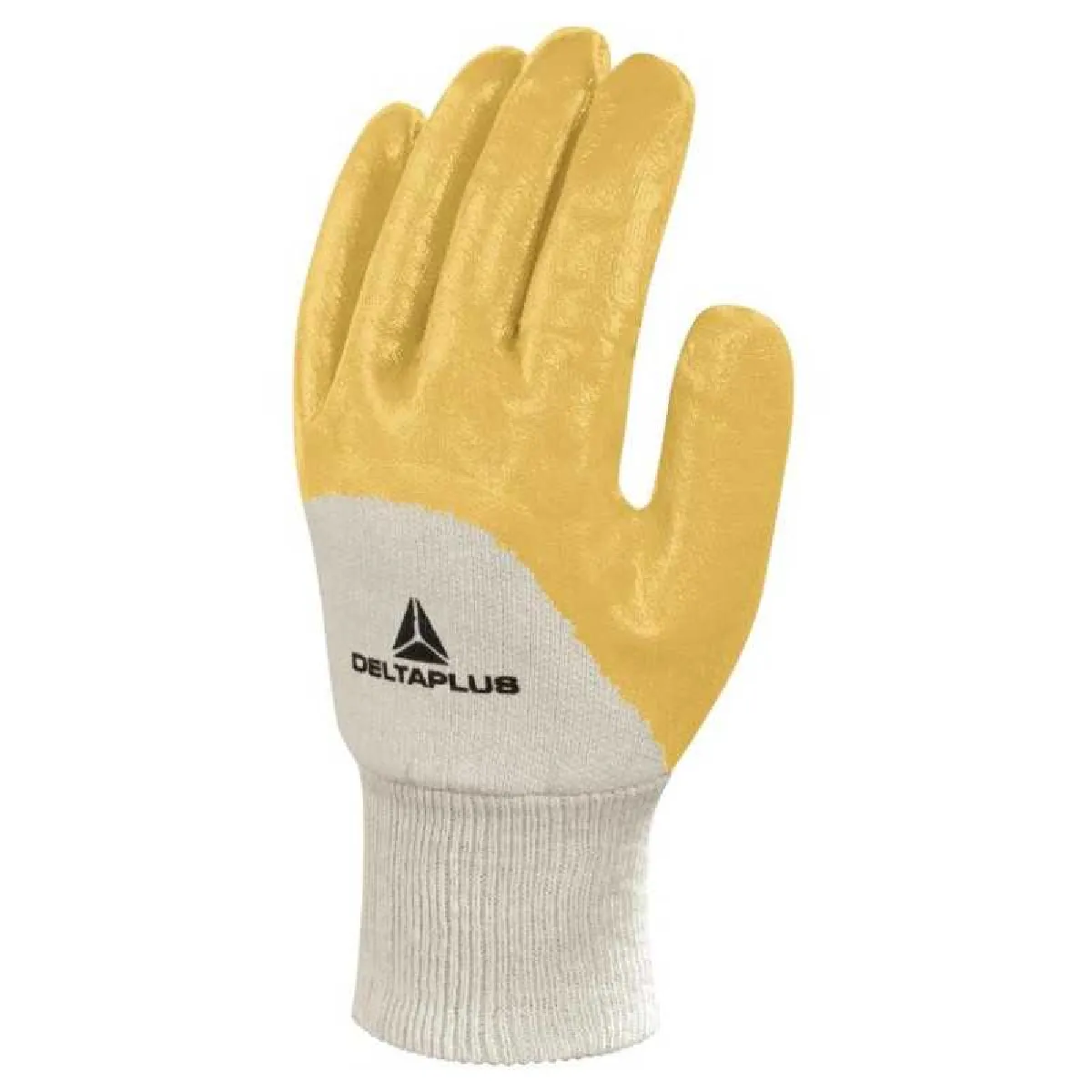 Delta Plus Jaune Gant Nitrile/Jersey -Lot 12 Paires- ( - T08) - Image 2
