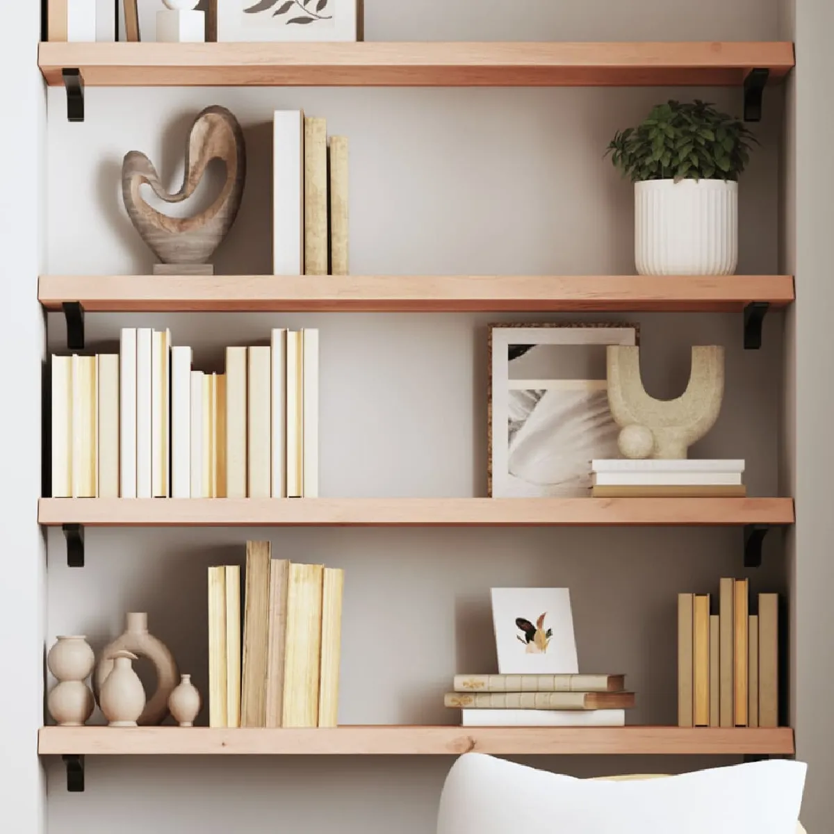 Vidaxl étagère murale 100x30x4 cm bois de chêne massif non traité 363561