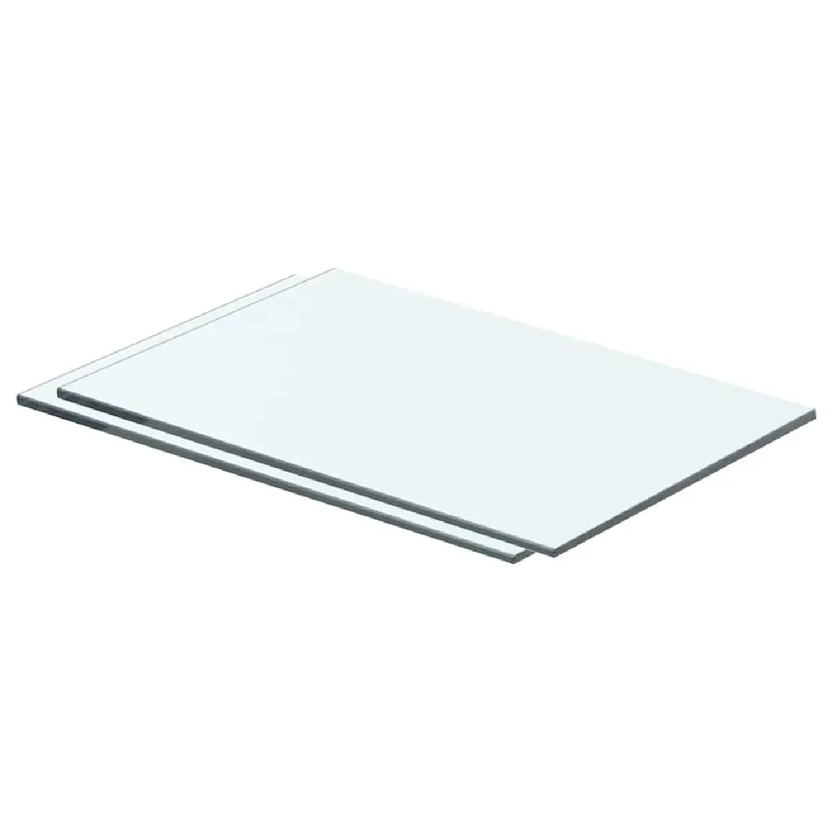 VidaXL Panneaux Étagère Verre - vue 3