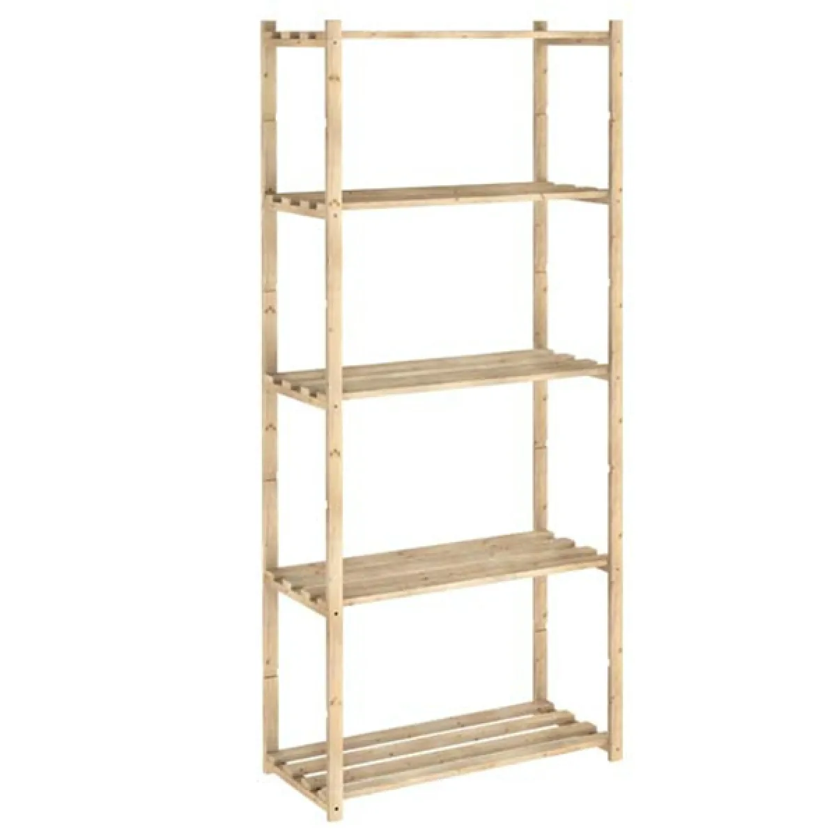 Astigarraga Étagère Colonne 5 Tablettes - Naturel
