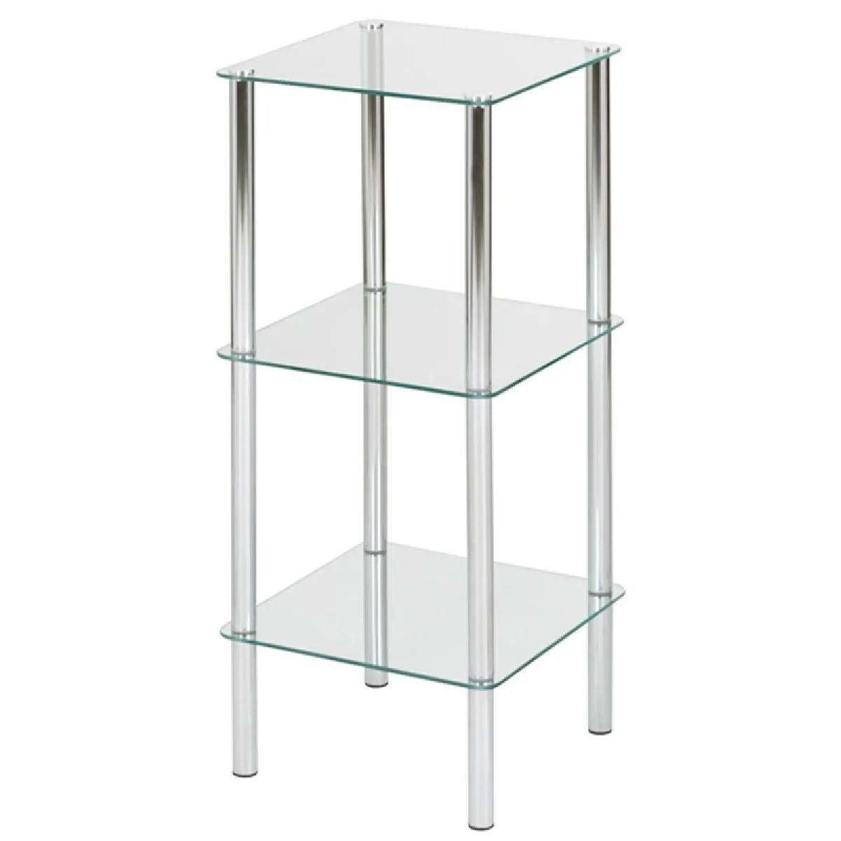 Pegane Étagère de salle de bain - Argent