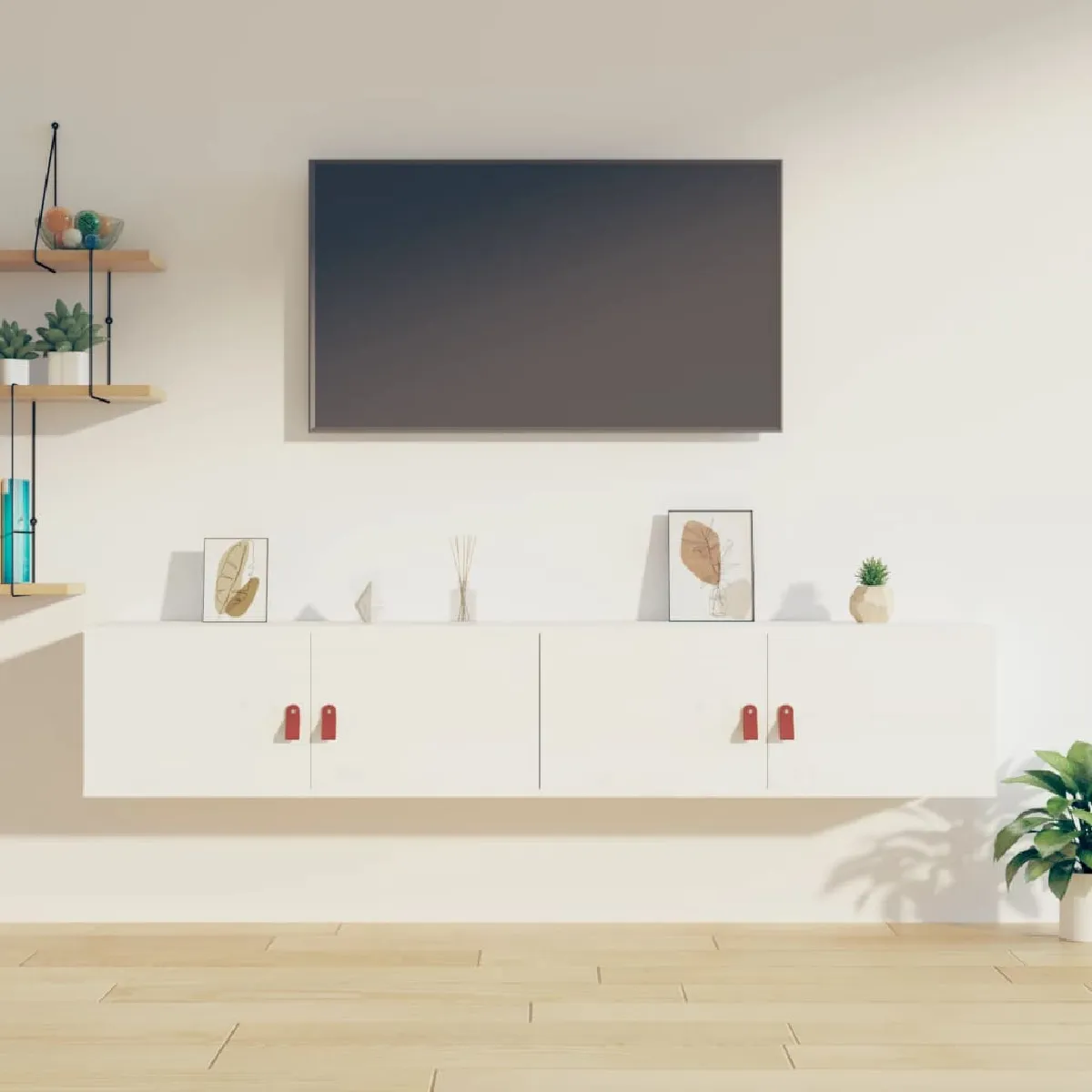 VIDAXL Armoires Murales Blanc