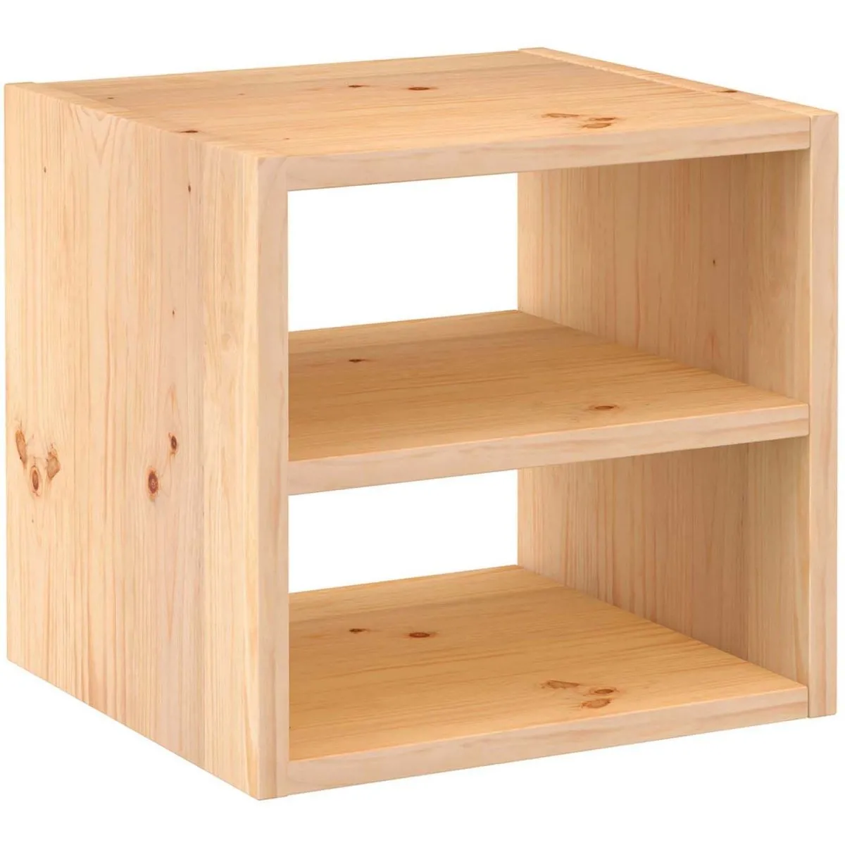 Astigarraga Cube de rangement en pin - Naturel