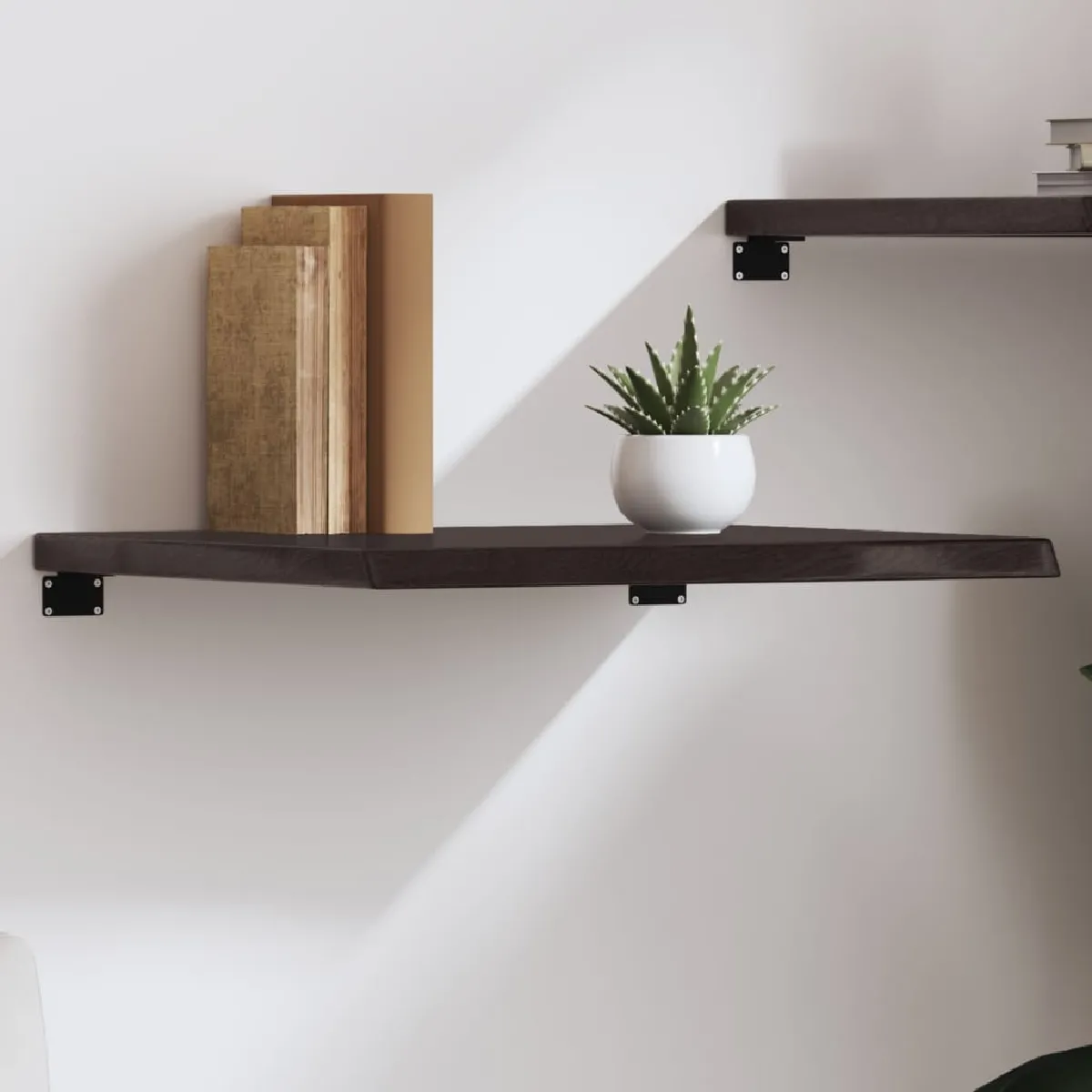 Vidaxl Marron Étagère Murale Bois Chêne