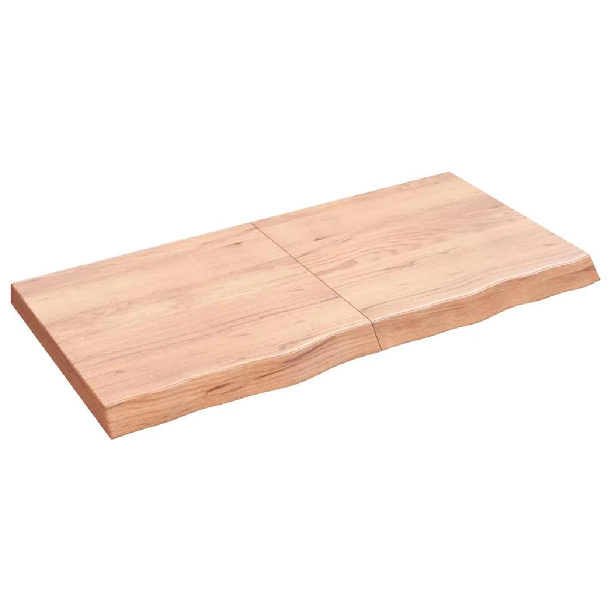 Vidaxl Marron/Clair Étagère Murale Bois Chêne Massif