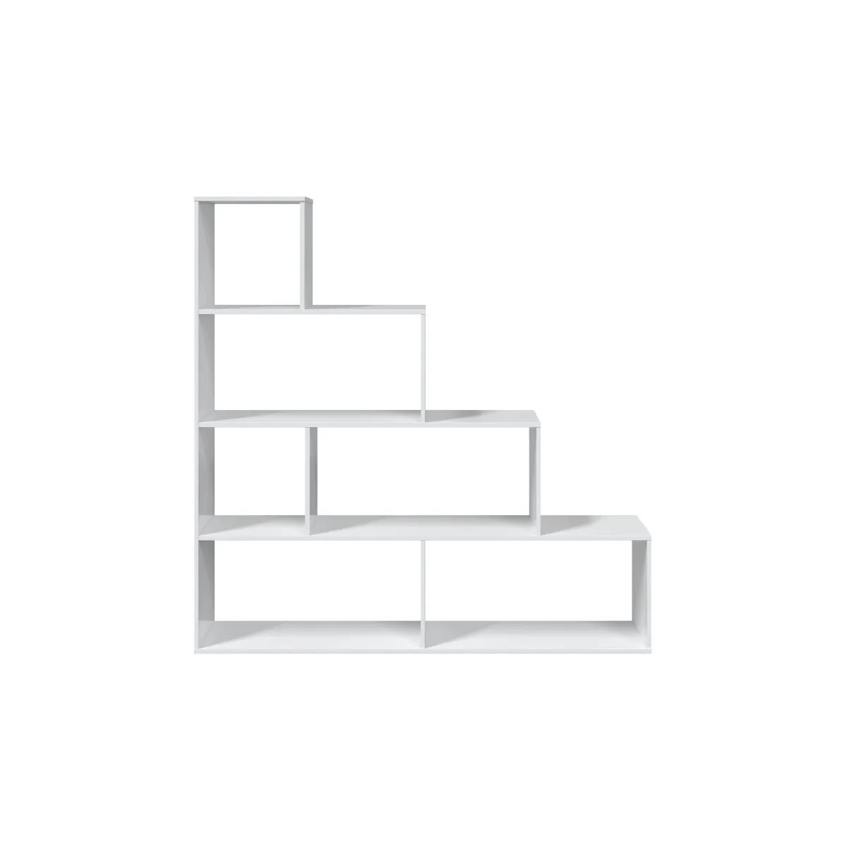 Loungitude Étagère escalier 7 cases - Blanc