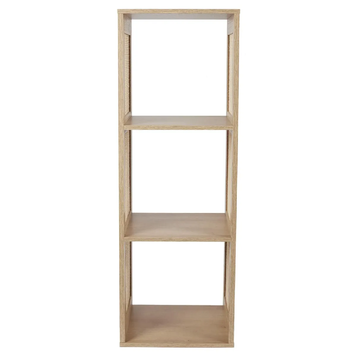 Etagère de rangement 3 cases Bali - Marron Etagère de rangement 3 cases Bali - Marron