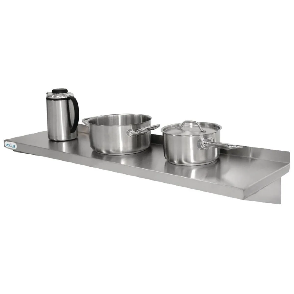 Vogue Étagère murale inox - Blanc Vogue Étagère murale inox - Blanc