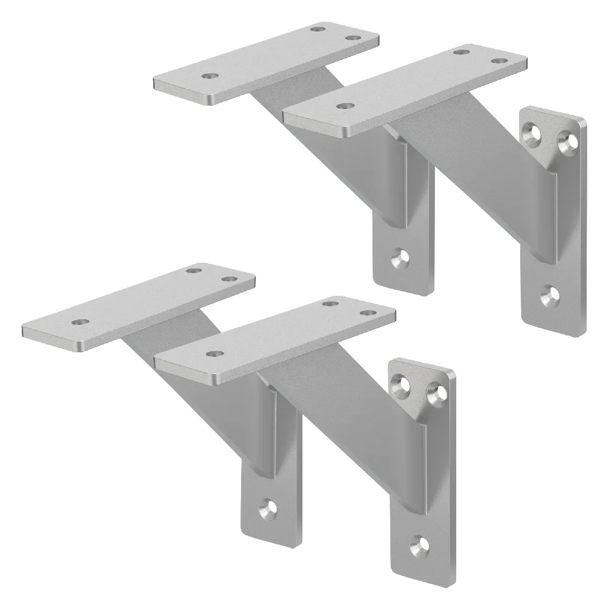 Ml design Supports d'étagère murale