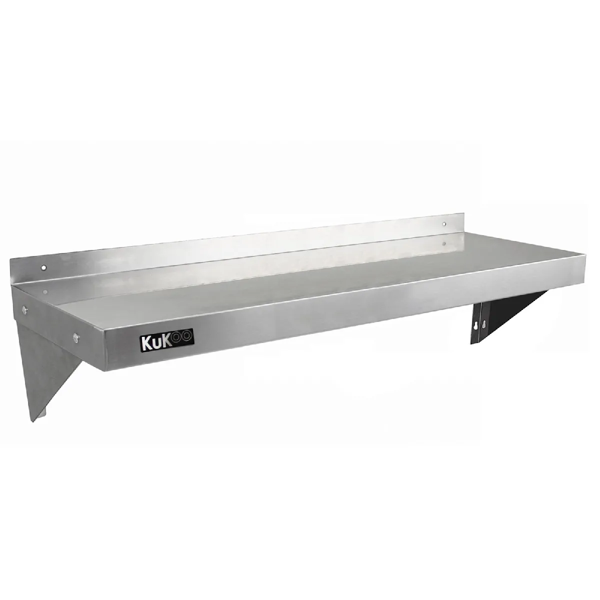 Monstershop étagères murales inox - Argent