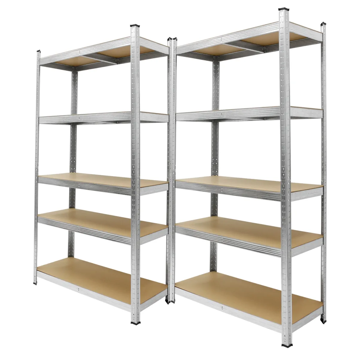 Ecd germany Étagère de rangement métal - Argent
