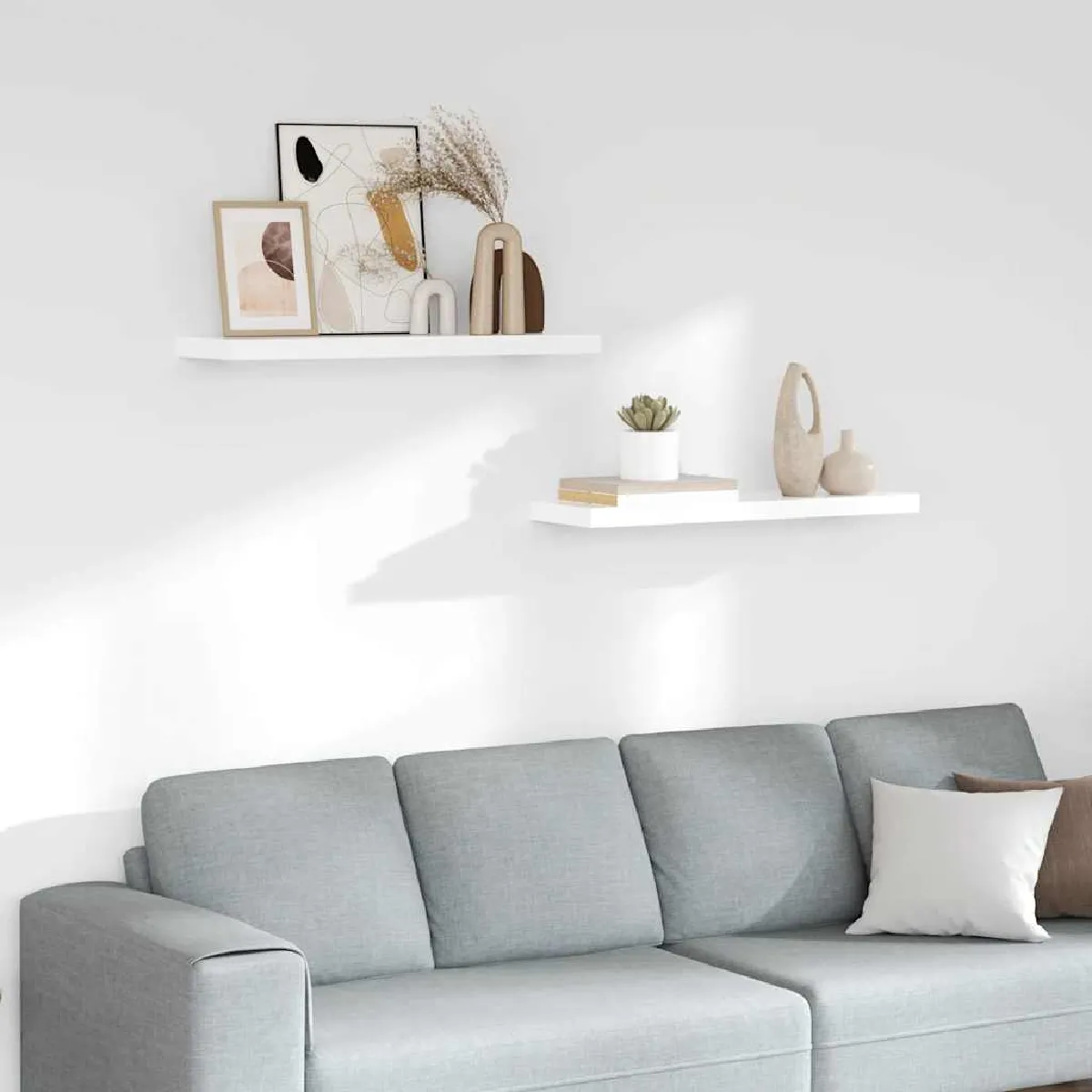 vidaXL Etagère Murale Flottante 2 pcs