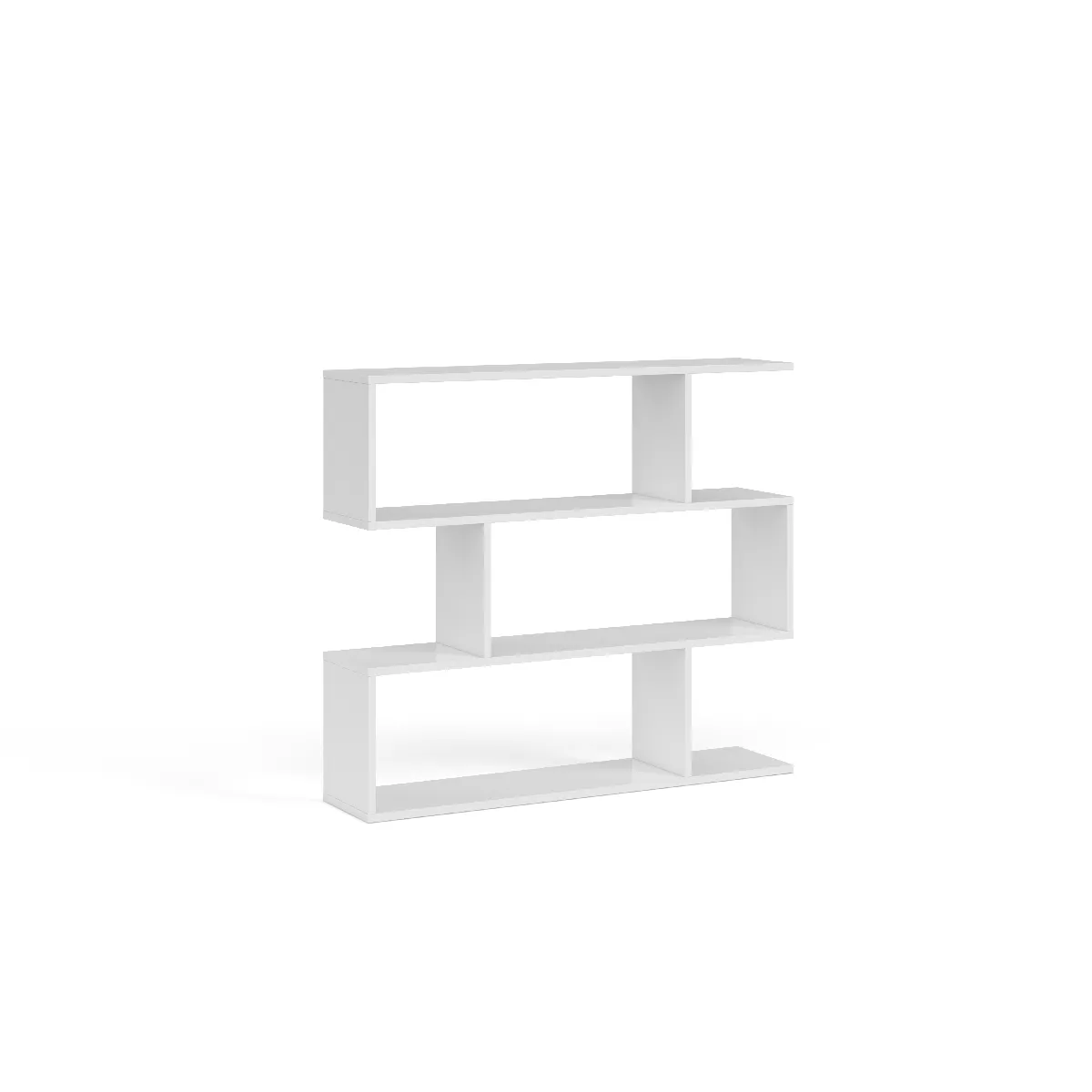 Fores ATHENA - Etagère basse blanc brillant Fores ATHENA - Etagère basse blanc brillant