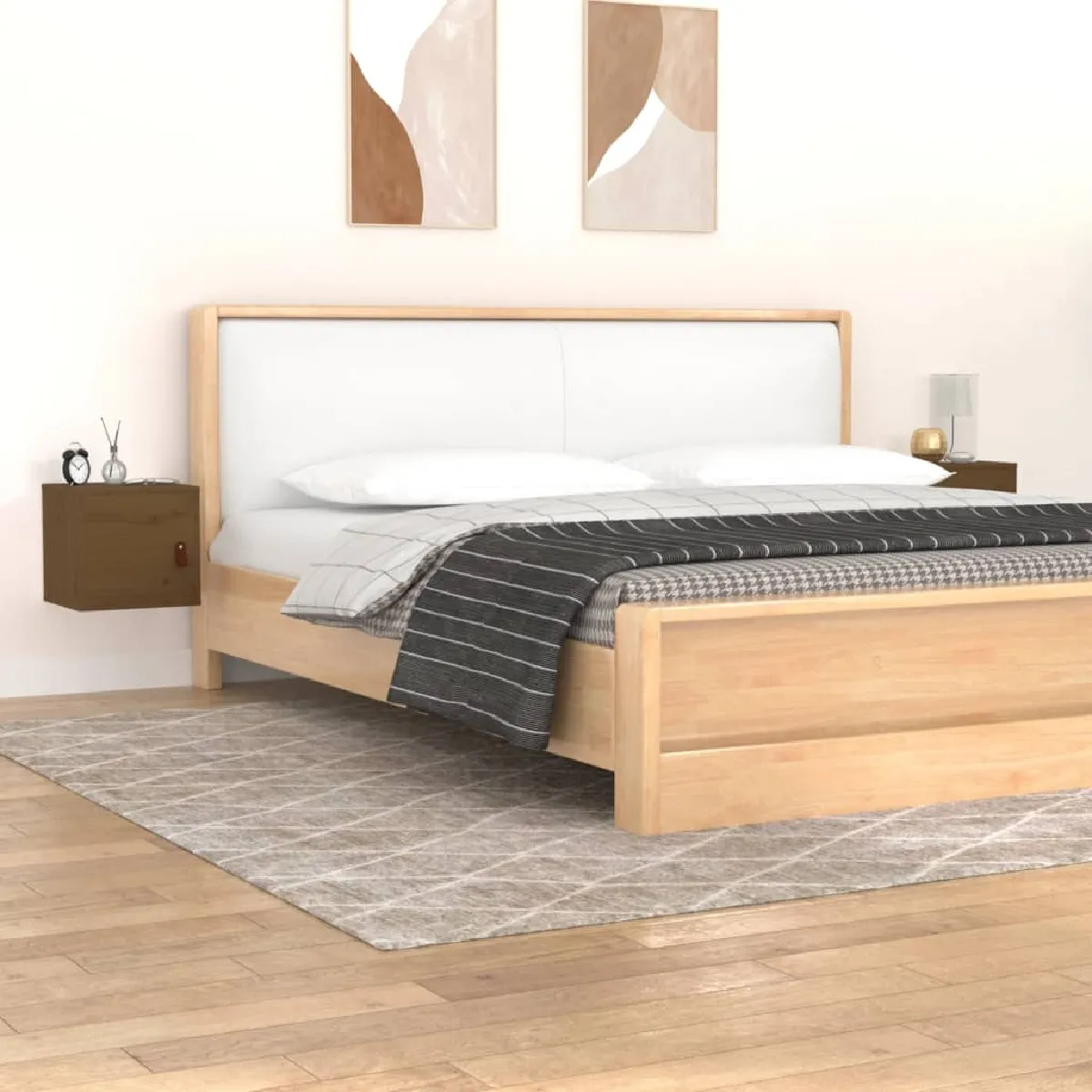 vidaXL Armoires murales 2 pcs