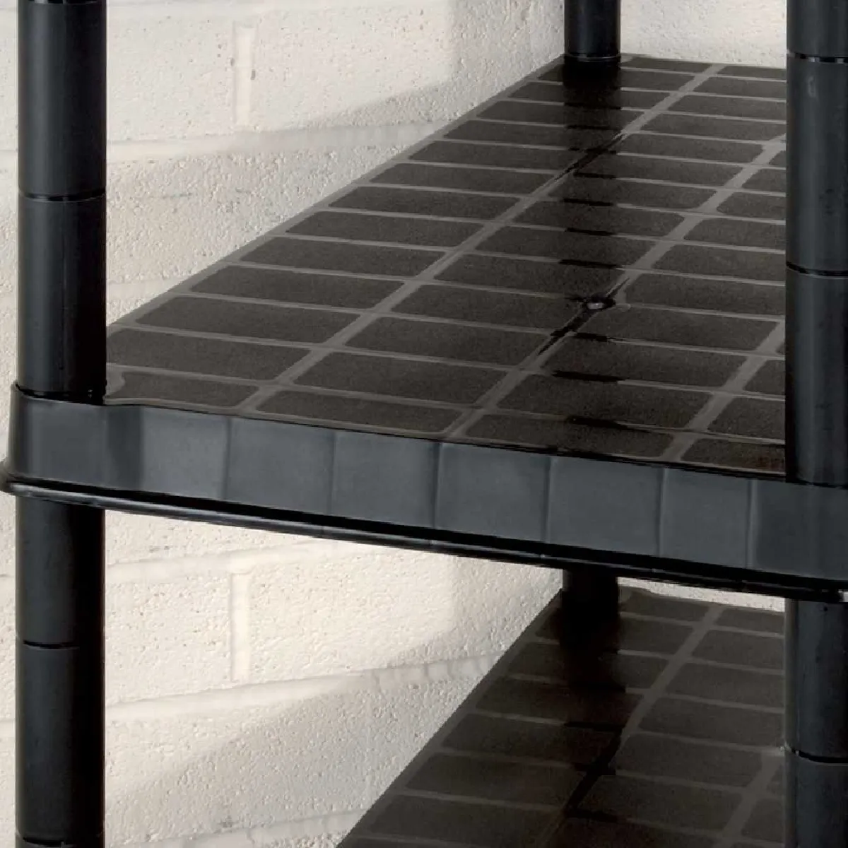 VIDAXL - Etagère de rangement - 5 niveaux - 170 x 40 x 185 cm - Noir - Image 3