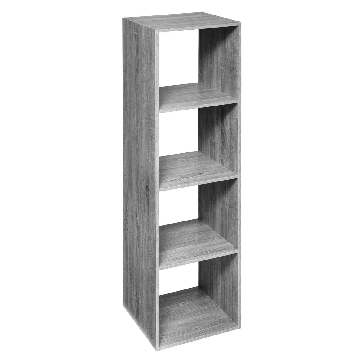 Five simply smart &Eacute;tag&egrave;re colonne 4 cases - Gris