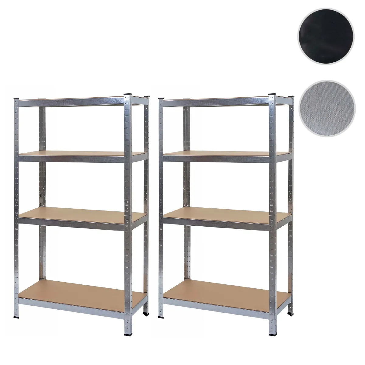 Mendler Étagère Charges Lourdes - Métal