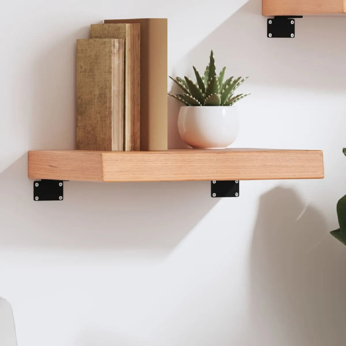 VIDAXL Étagère murale bois chêne massif - vue 3