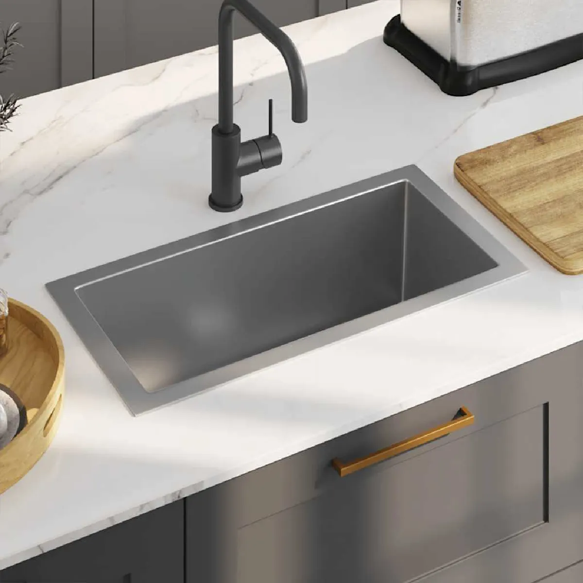 VIDAXL  &Eacute;vier de cuisine fait main