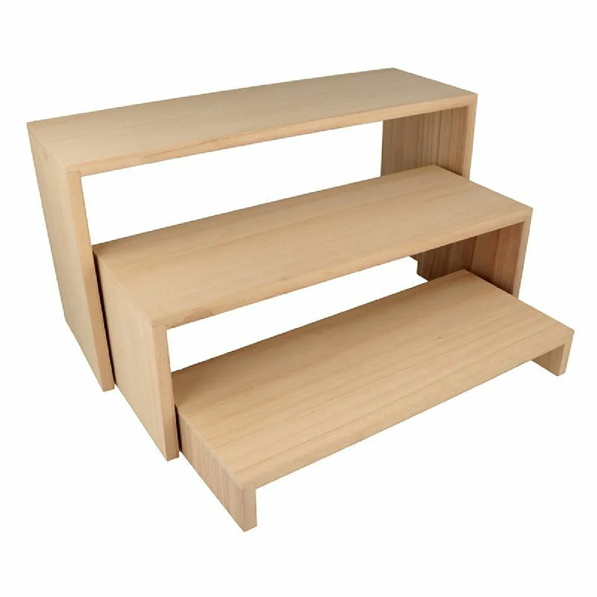 Artemio étagère escalier bois - Beige Artemio étagère escalier bois - Beige