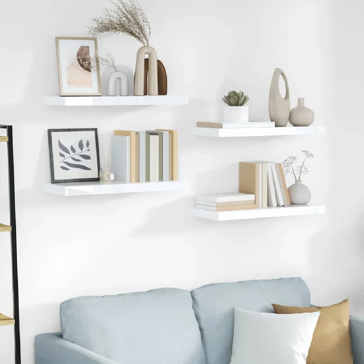 VidaXL Étagères Murales Flottantes