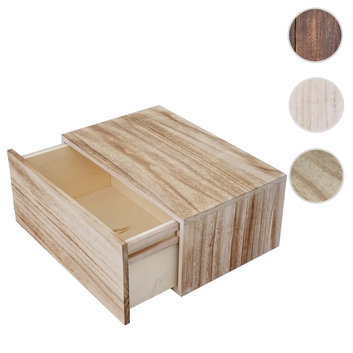 Mendler Étagère Murale Bois - Brun